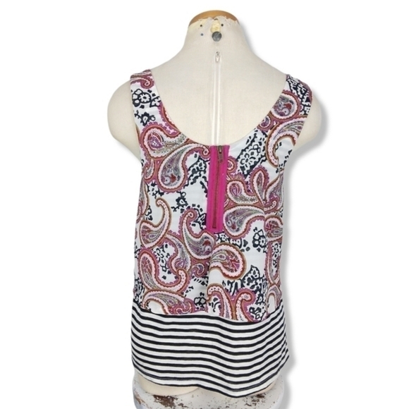 Anthropologie Meadow Rue Mix Media Tank Top Size Medium - Picture 5 of 9